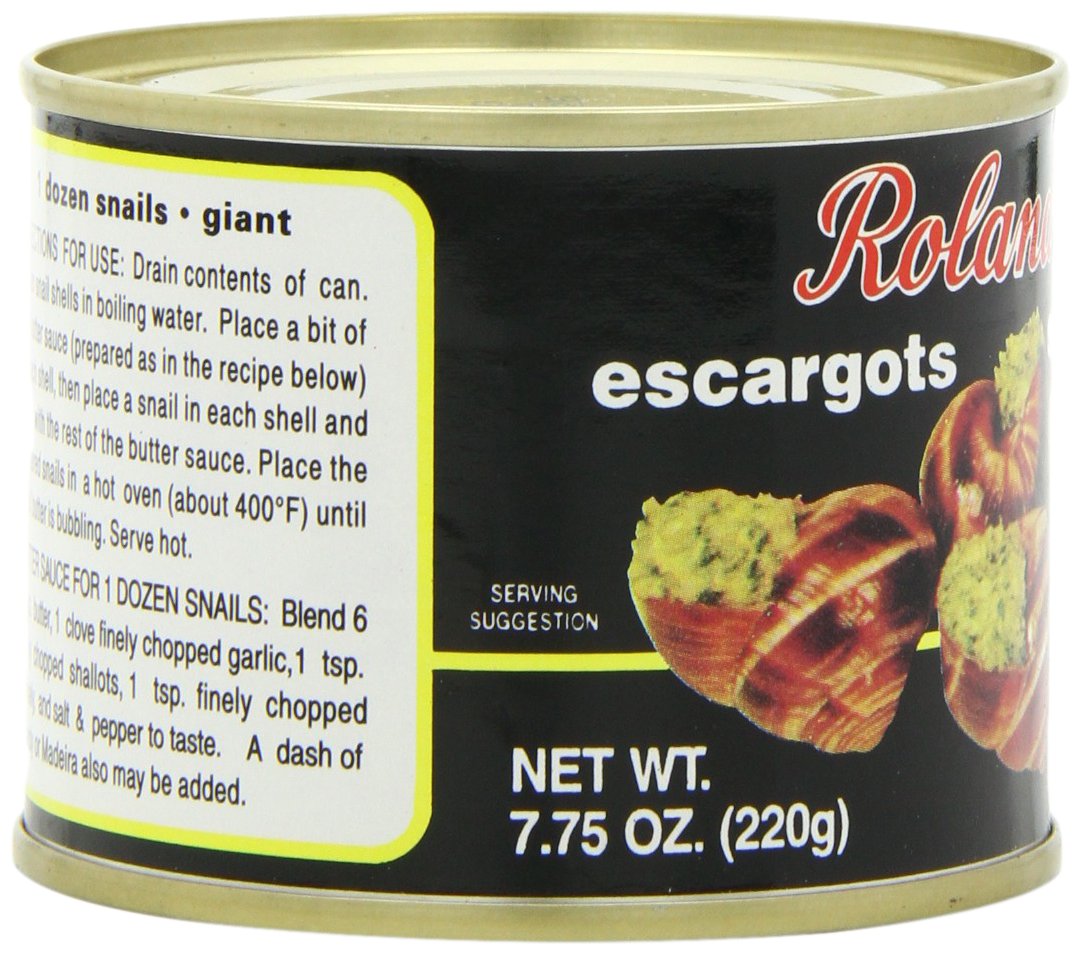 canned escargot shelf life