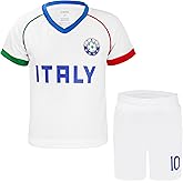 Cnins Kids Soccer Jersey Kit for Boys & Girls- Breathable & Quick-Dry - Youth Soccer Football Training Gifts (2T-14Y)
