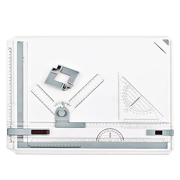 Yosoo Zeichenplatte Profil A3 mit Parallele Bewegung und Verstellbarer