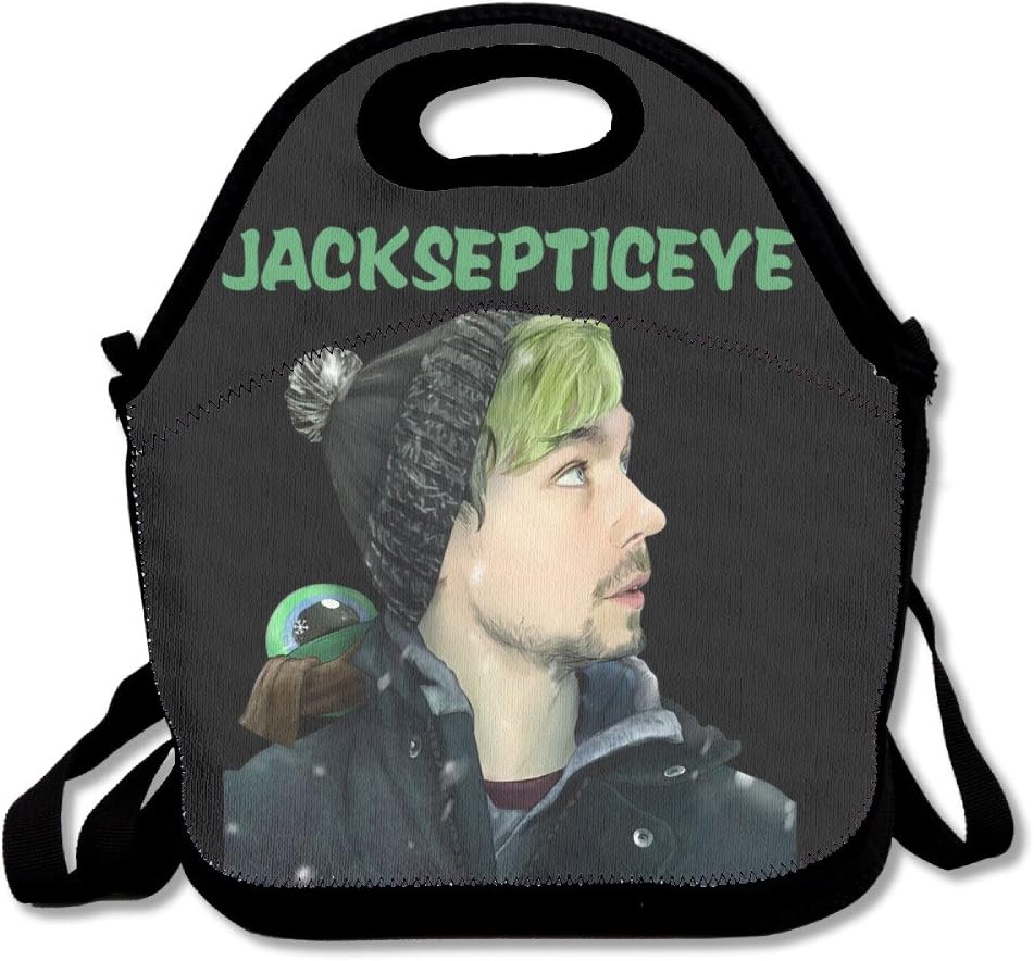 Giun Jacksepticeye Lunch Tote Tote With Zipper Lunch Bags/Lunch Boxes
