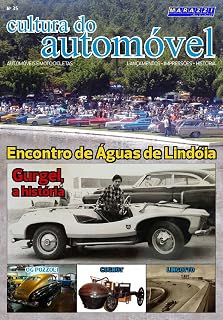 Livro Cultura do Automóvel Ed. 35 - Encontro de Águas de Lindóia
