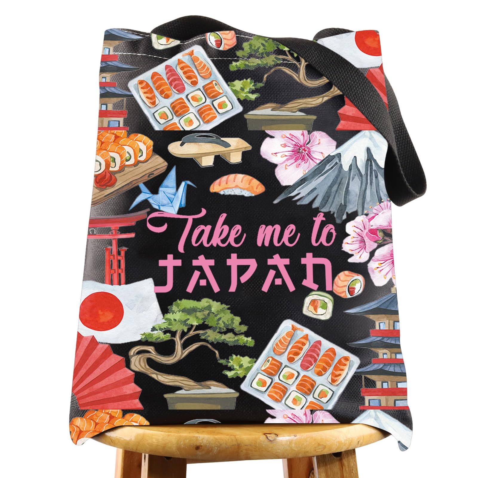 WZMPA Japan Travel Cosmetic Bag, Multicolour Cartoon Pattern, Zipper Pouch, Unisex-Adult, Fit