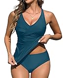 Yonique Tankini Swimsuits for Women Tummy Control