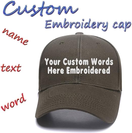 custom adjustable baseball hats