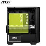 MSI MAG FORGE M120R AIRFLOW Computer Case Black 4 ARGB 120mm Fans view 4