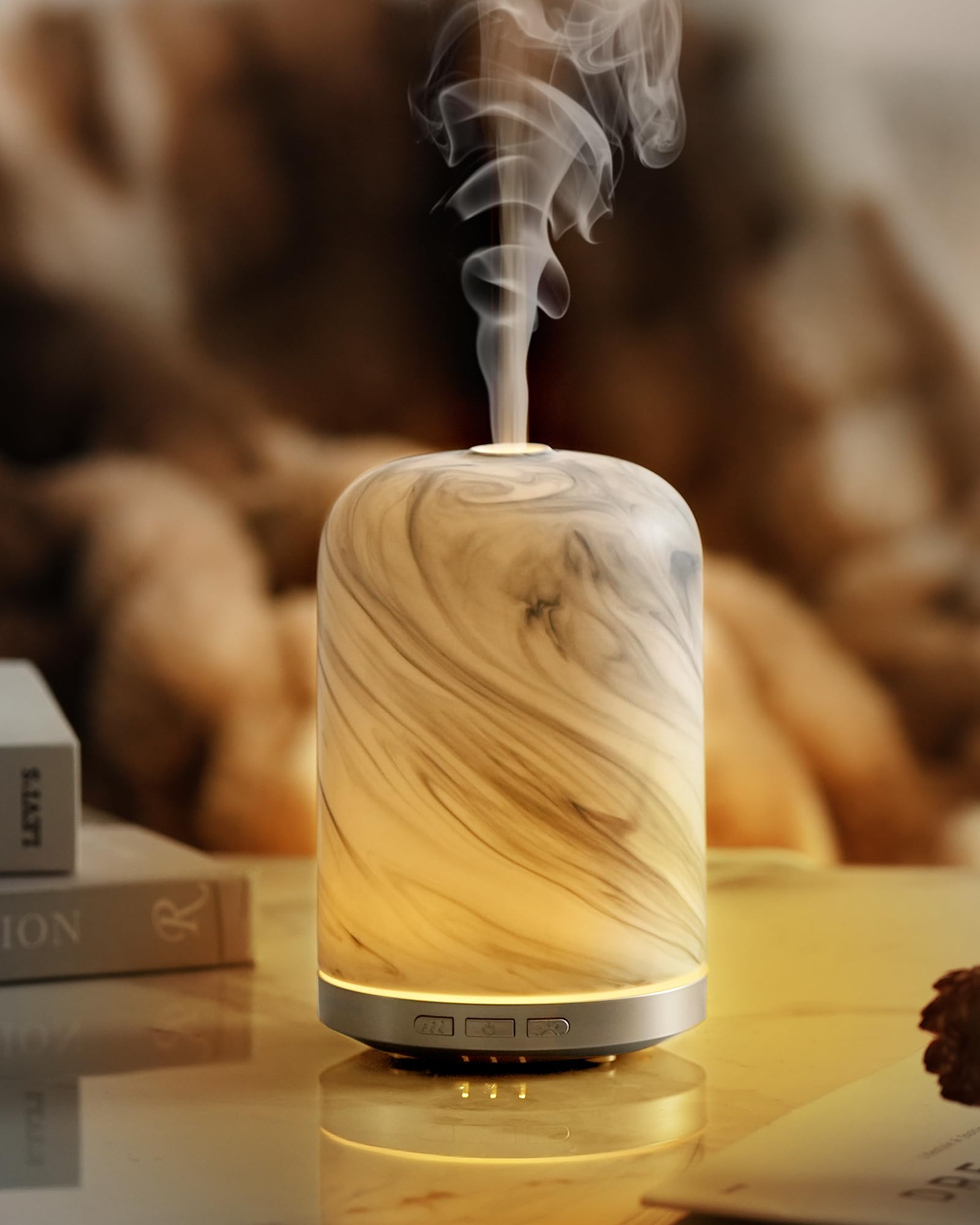 Aromatherapy Diffuser – Ultrasonic Essential Oil Diffuser, Health Night ...