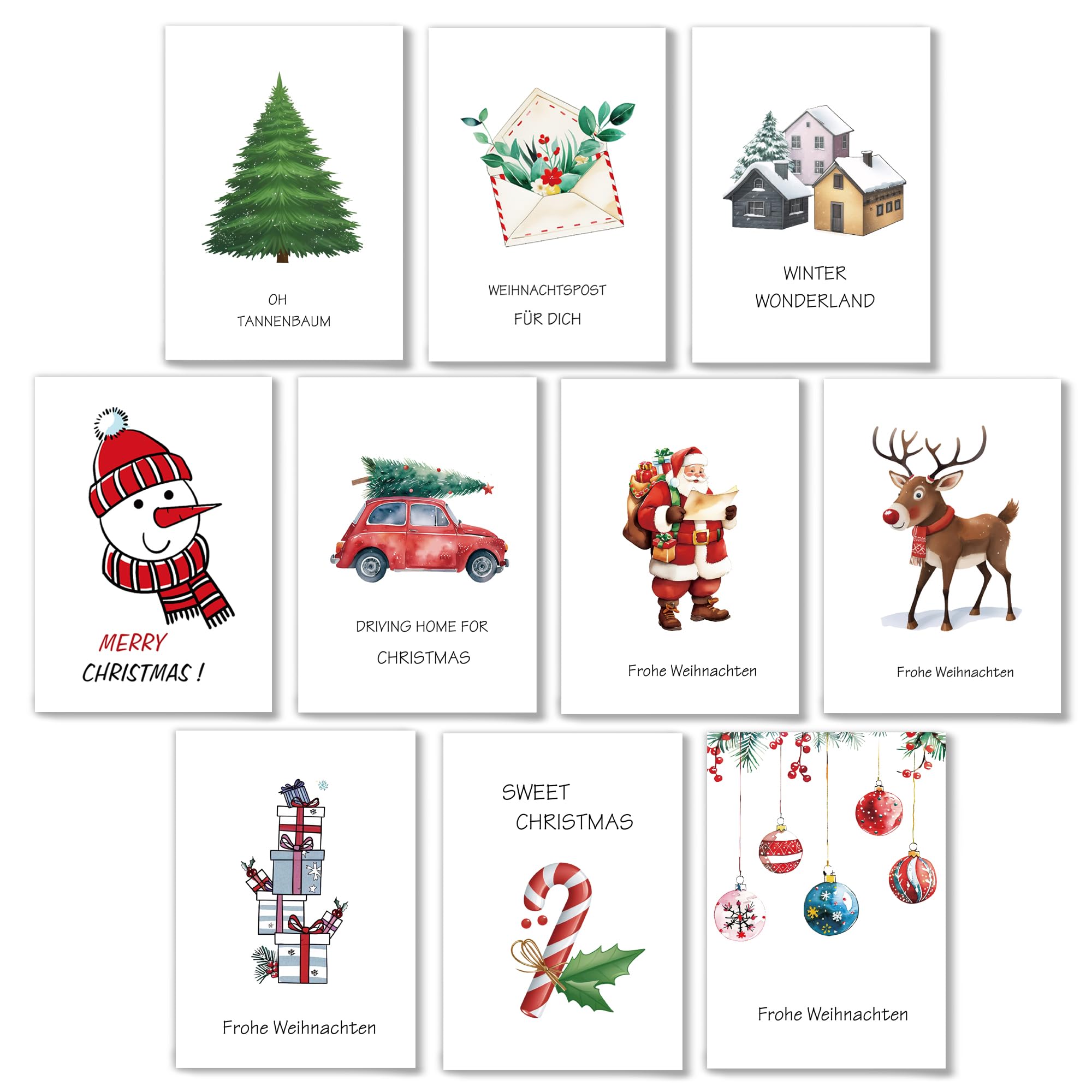 HLLMploy Christmas Cards - White