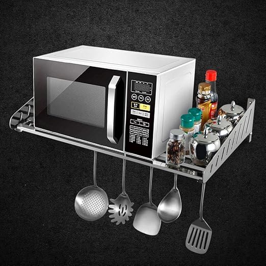 Estante de Microondas De pared de acero inoxidable 304 de ...