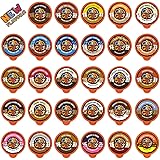 Crazy Cups Flavored Coffee in Single Serve Coffee Pods - Flavor Coffee Variety Pack Chocolate 40 Count
