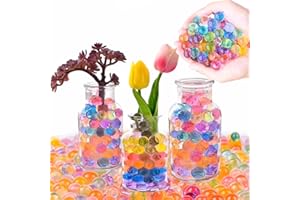 120000PCS Floral Beads for Wedding Centerpiece Rainbow Vase Filler Beads Gel Ball Floating Candle