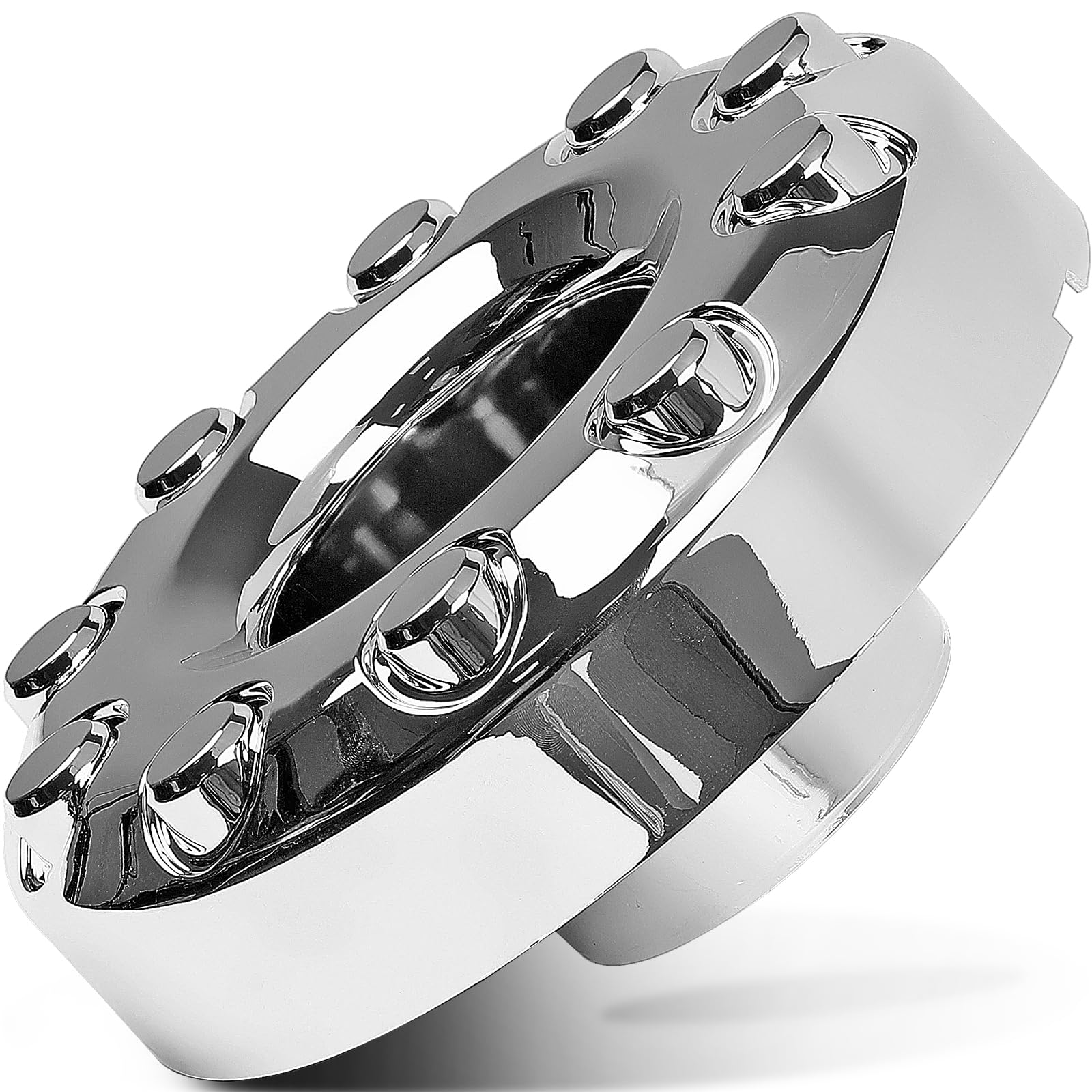 Photo 1 of 10-Lug Front Car Wheel Hub Center Caps Compatible with Ford F-450 Super Duty 2005-2017, Ford F-550 Super Duty 2005-2017 Replace OE Number 5C3Z1130NA