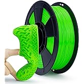 ZIRO TPU Filament 1.75, 3D Printer Filament 1.75mm, Shore 95A Hardness Bright Color TPU, Flexible Soft Printing Material, 0.8KG/1.8lbs Spool, Fit Most 3D FDM Printers, Green