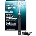 Philips Sonicare 4100 Series Electric Toothbrush - Sonic Toothbrush with Advanced Sonic Technology, Pressure Sensor, Two Inte