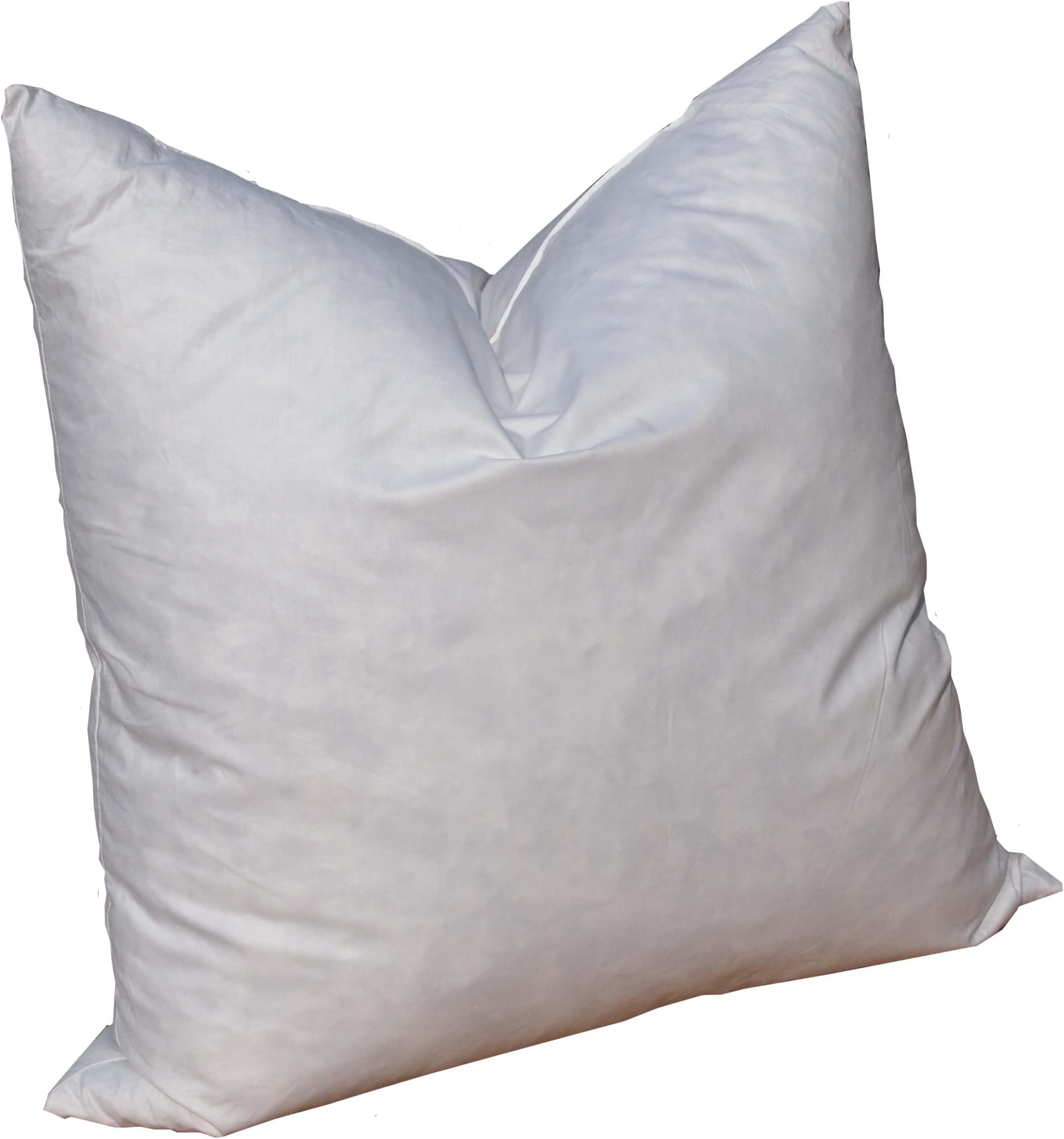 Pillowflex 95% Feather by 5% Down Pillow Form Insert Stuffers for Throw sham Covers and Cushions (17 Inch by 17 Inch)