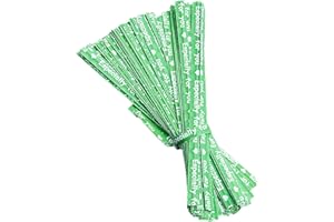 FEATUMAN Green Kraft Paper Twist Ties Reusable, 700 Pcs Bread Ties Twisty-Ties, 3.5 Inch Long Bulk Twist Ties, Colored Twist Ties for Treat Bags, Craft Projects, Birthday, Halloween, Household and Office Use