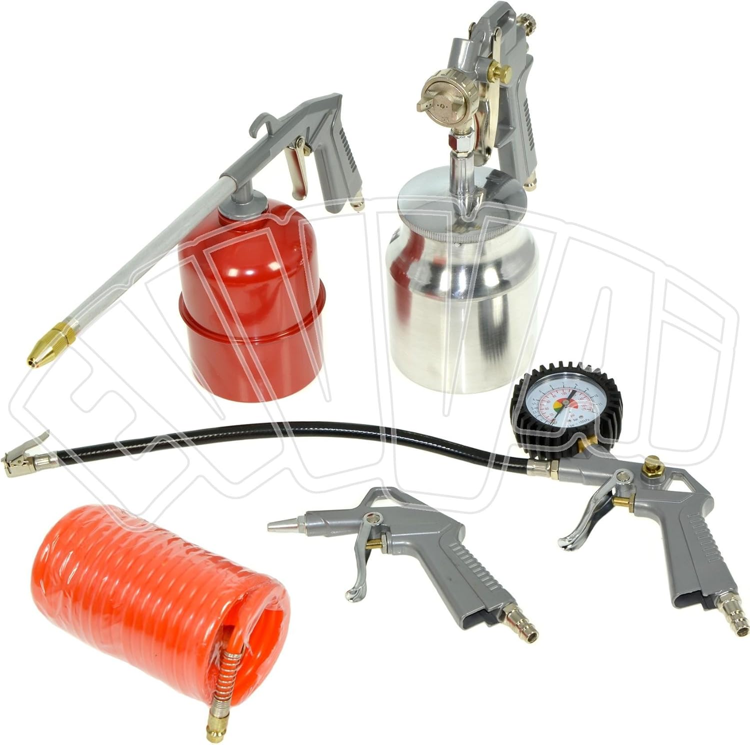 KIT 5 ACCESSORIES PER COMPRESSOR COMPRESSED AIR PISTOL INFLATION