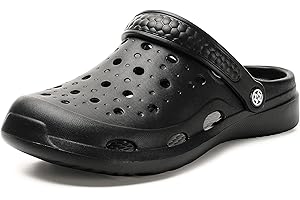 Gaatpot Womens Mens Garden Clogs with Arch Support Unisex Gardening Shoes Slip on Beach Sandals