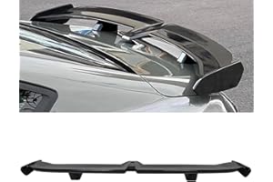 BEOC 54 Inch Universal Rear Trunk Spoiler PRO Style Trunk Wing Car Tail Spoiler W/Adhesive, Carbon Fiber Look