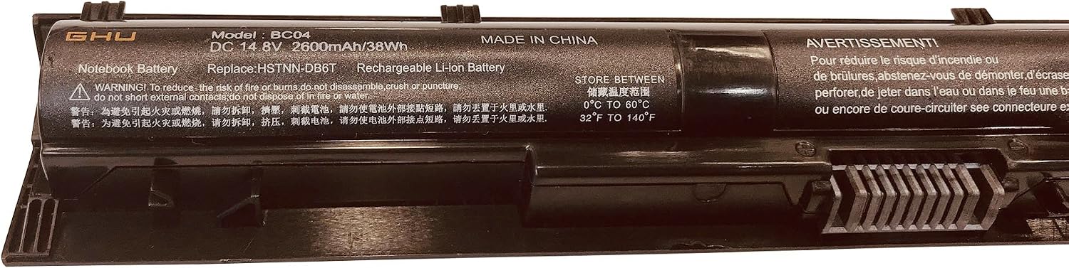 New GHU Battery KI04 800049-001 HSTNN-LB6S HSTNN-LB6T Compatible With HP Pavilion 14-ab 15-ab 17-g000 Series 14.8V 2600mAh 4 cell 800009-421 800010-421 800049-421 800049001 800050-001 hstnn-db6t - Image 4