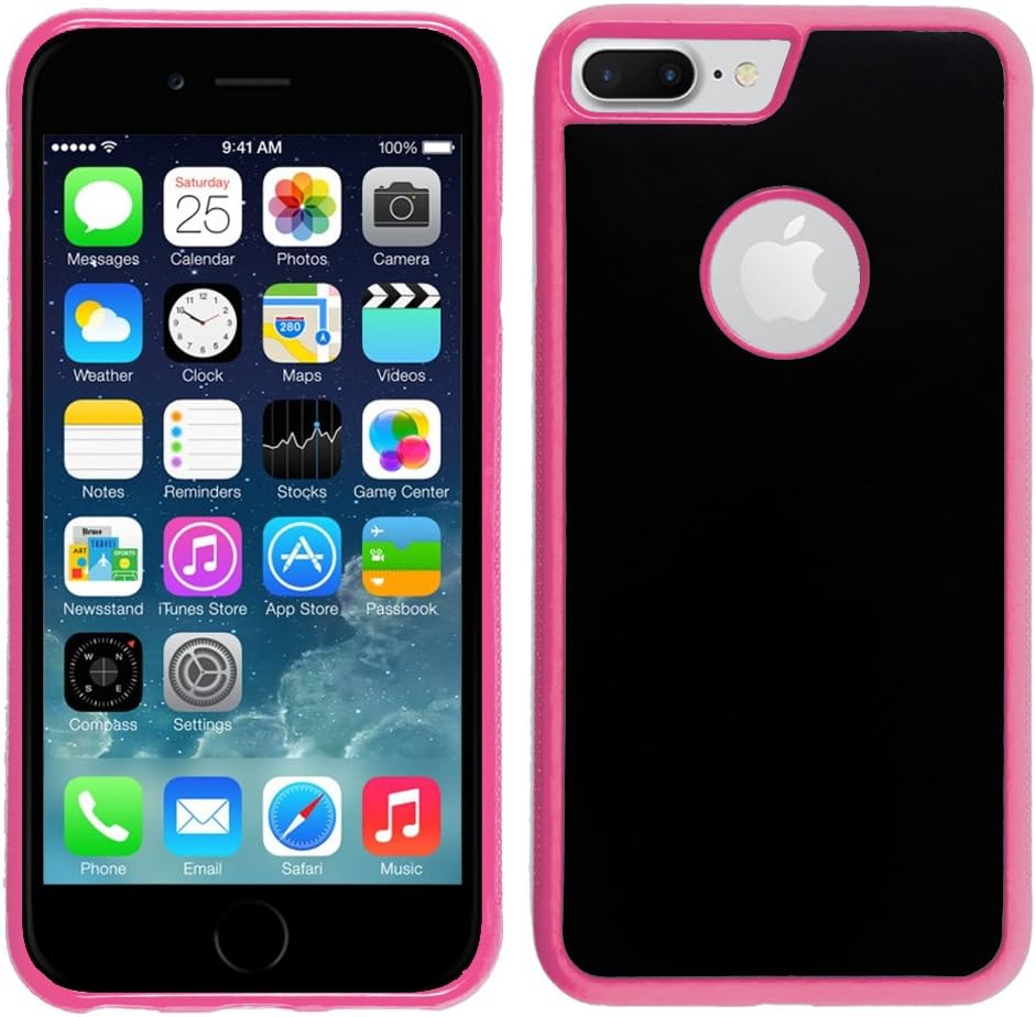 Koala Stick Anywhere Phone Case - For iPhone 7 Plus/7s – Nano Suction Cups Stick to Flat & Smooth Surfaces to Defy Gravity - Hands-free or Full Body Selfies & Videos - Easy-Clean & Anti-Scratch -Pink