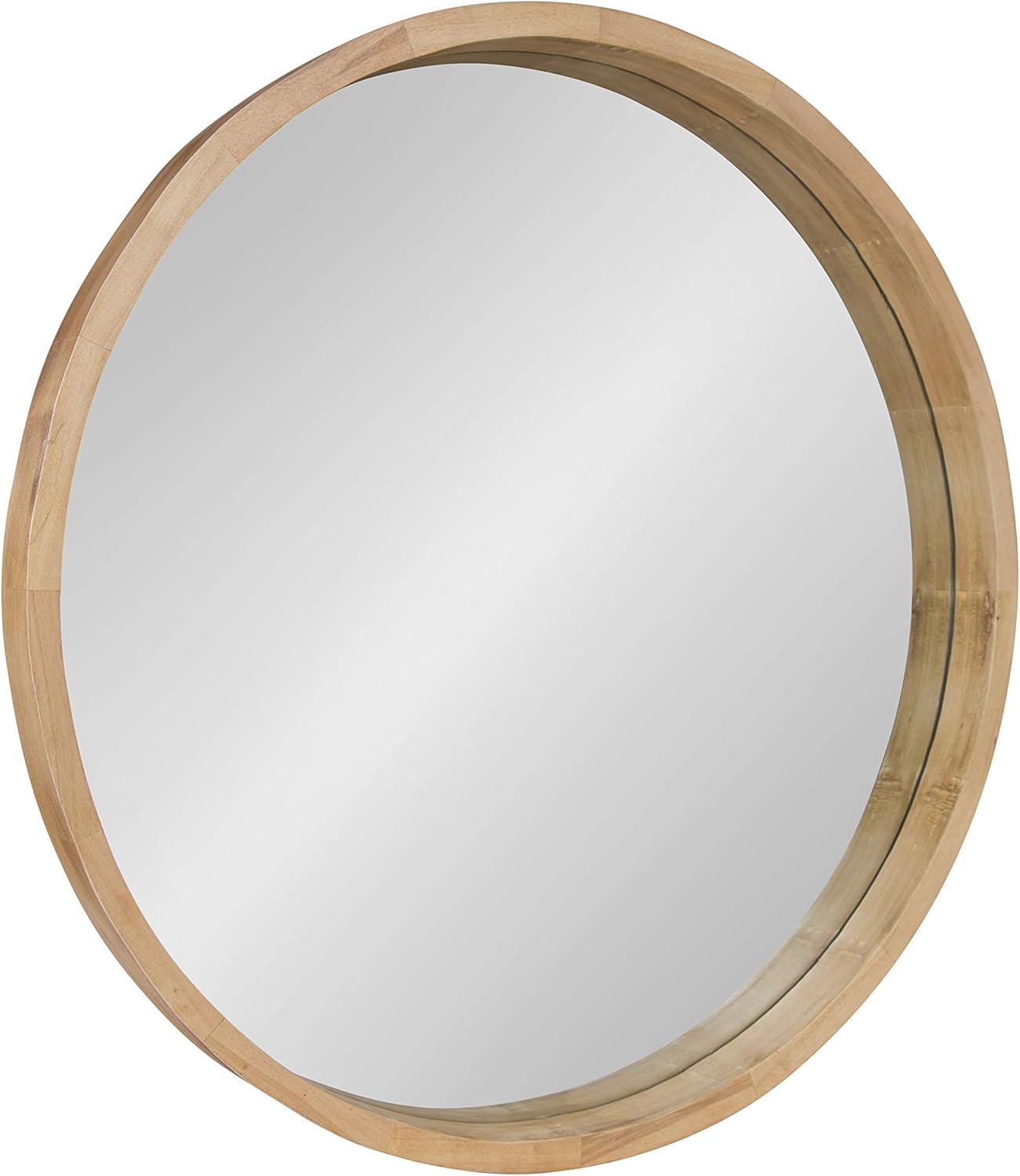 Amazon Com Kate And Laurel Hutton Round Decorative Large Modern Wood Frame Wall Mirror 30 Inch Diameter Natural Finish Home Kitchen kate and laurel hutton round decorative large modern wood frame wall mirror 30 inch diameter natural finish