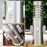 LED ENERGIESÄULE MIT BEWEGUNGSMELDER und 2 Stück SCHUKO ...