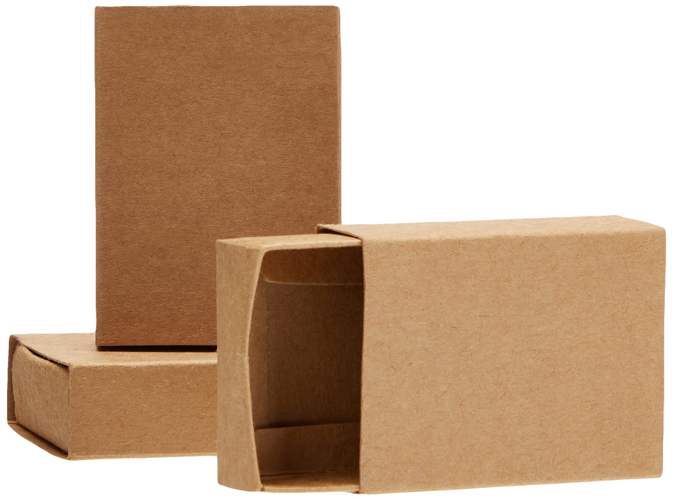 docrafts Papermania Bare Basics Medium Matchboxes (Pack of 4),Brown,2 x 13.47 x 20.98 cm