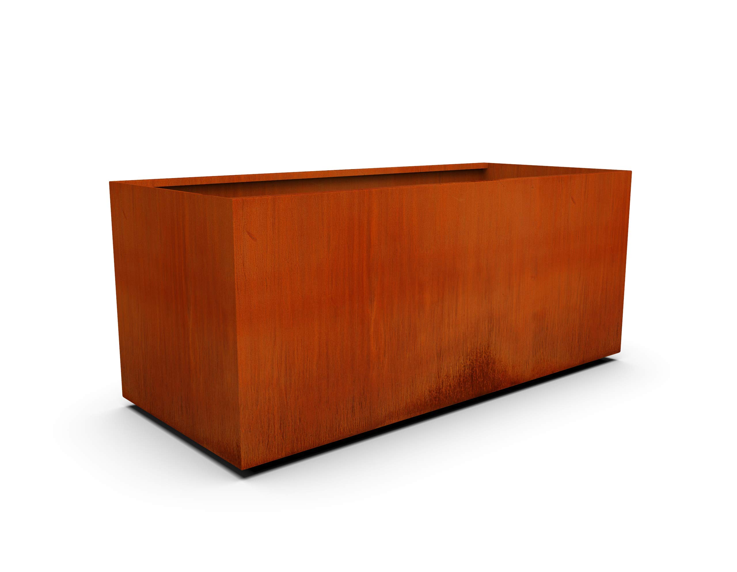 Buy PLANTERCRAFT Corten Steel Planter, Long Rectangle Planter Box, 46