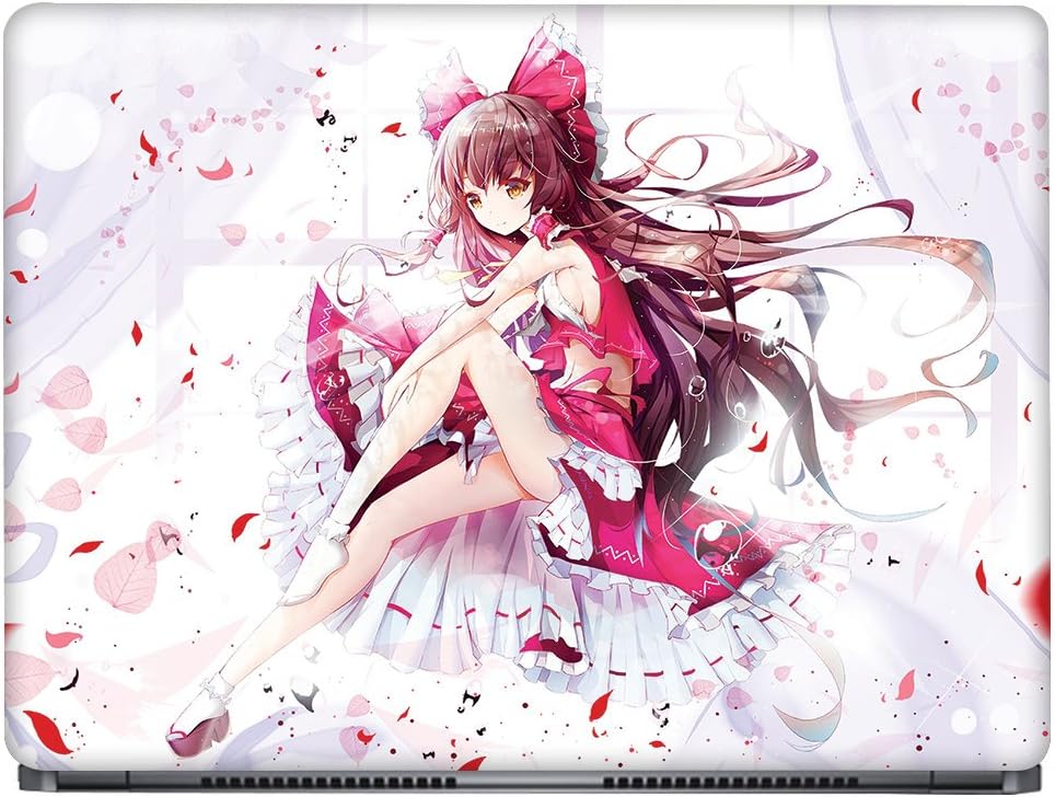 Crazyink Anime Girl Pink Dress Laptop Skin (16 to 17 inch)
