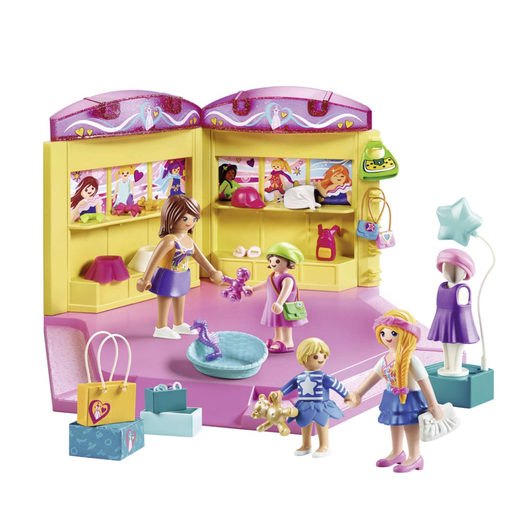 Playmobil 70592 City Life Children's Fashion Store, Fun Imaginative Role-Play, PlaySets Suitable for Children Ages 4+