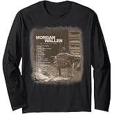 Official Morgan Wallen Tracklist Long Sleeve T-Shirt