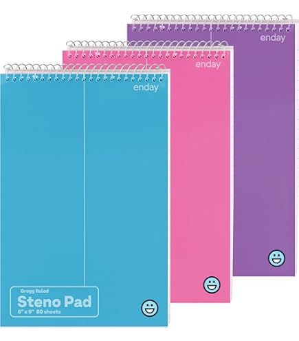 Business Source Wire Bound Steno Notebook, 70 Sheets, Green (26741PK)