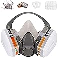 TANGS Reusable Half Face Cover - Respirator Mask with Filters for Painting, Dust, Welding, Resin, Fume and Organic Vapor Gas