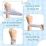 GOLDGE 24pcs Slap Bands for Kids Colorful Slap Bracelets Birthday Party Favors view 3