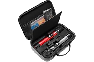 Bietrun Portable Microphone Storage Case Wireless Mics WXM 02/WXM 04/WXM 19/WXM19A/WXM 21, EVA Hard Shell Exterior Case, Case Only