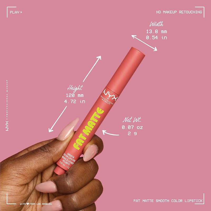 Bálsamo Labial Fat Matte, 11 Pink Puff, 2g