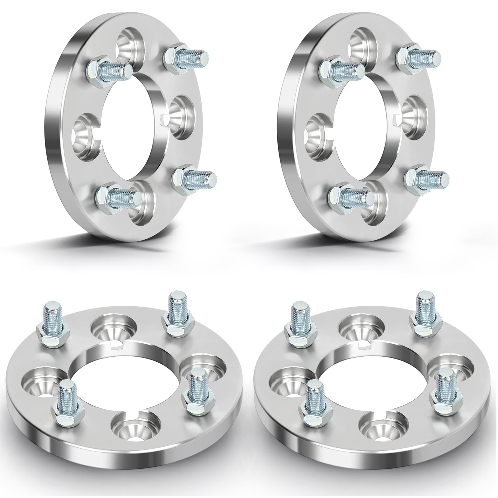 thumbnail image 2 of 15mm Wheel Adapters 4x100 To 4x114.3 - 2-Piece Set For Honda, Toyota, Mazda Vehicles 2 of 11