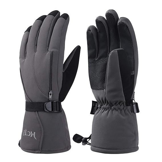MCTi Skihandschuhe Herren Ski Handschuhe Snowboard Winterhandschuhe Wasserdicht Winter Warm 3M Thinsulate