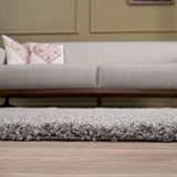 THE RUGS Shaggy Living Room Rug 60x110 cm Grey Soft Durable 30 mm view 7