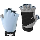 Palmyth UV Fishing Gloves Sun Protection Fingerless Kayaking Glove Men Women UPF 50+ SPF for Sailing, Hiking, Paddling, Canoeing, Rowing, Driving