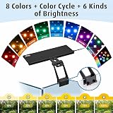 hygger Clip On Full Spectrum Aquarium Light 14W Day Night Timers 60LED view 4