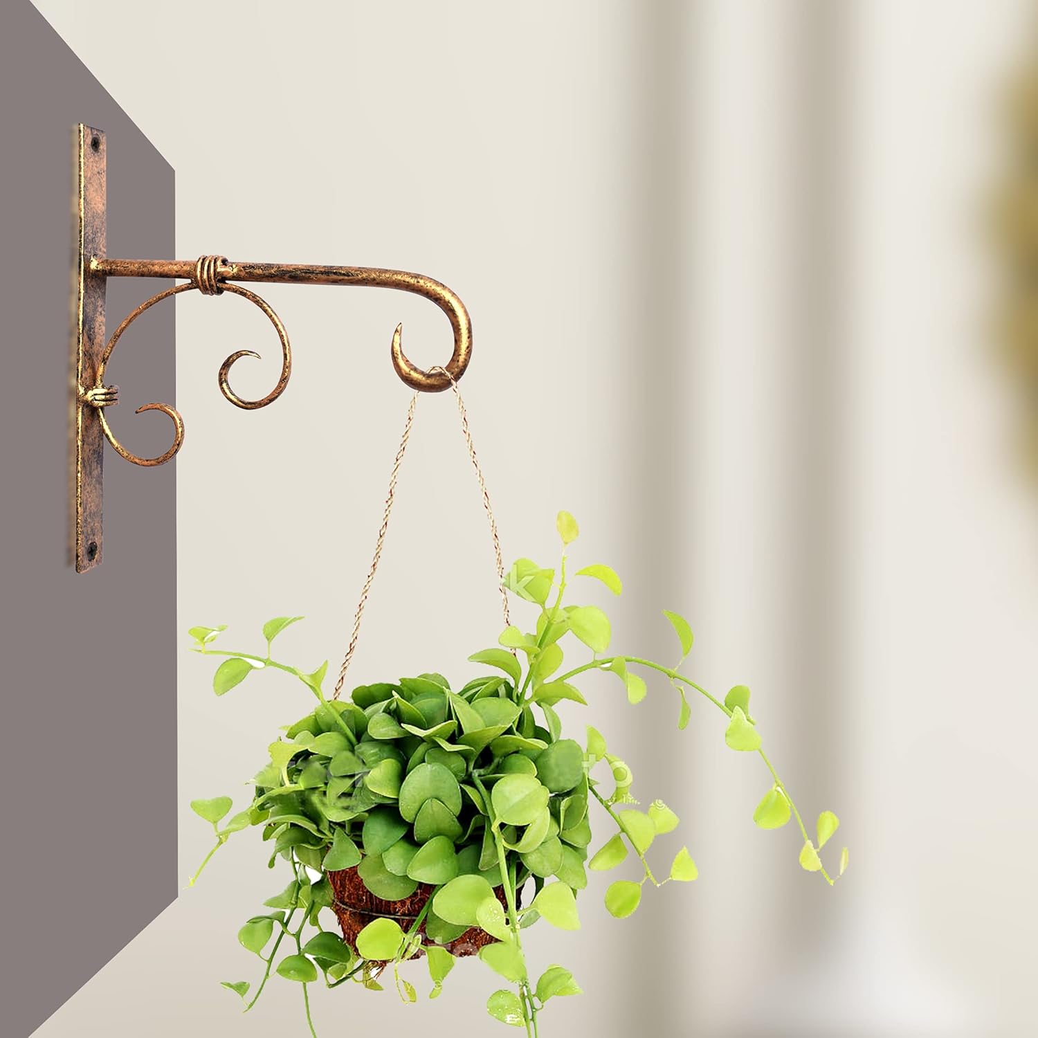 Buy Desire Shop Iron Metal Hook for Wall Golden Antique Decor can Lift