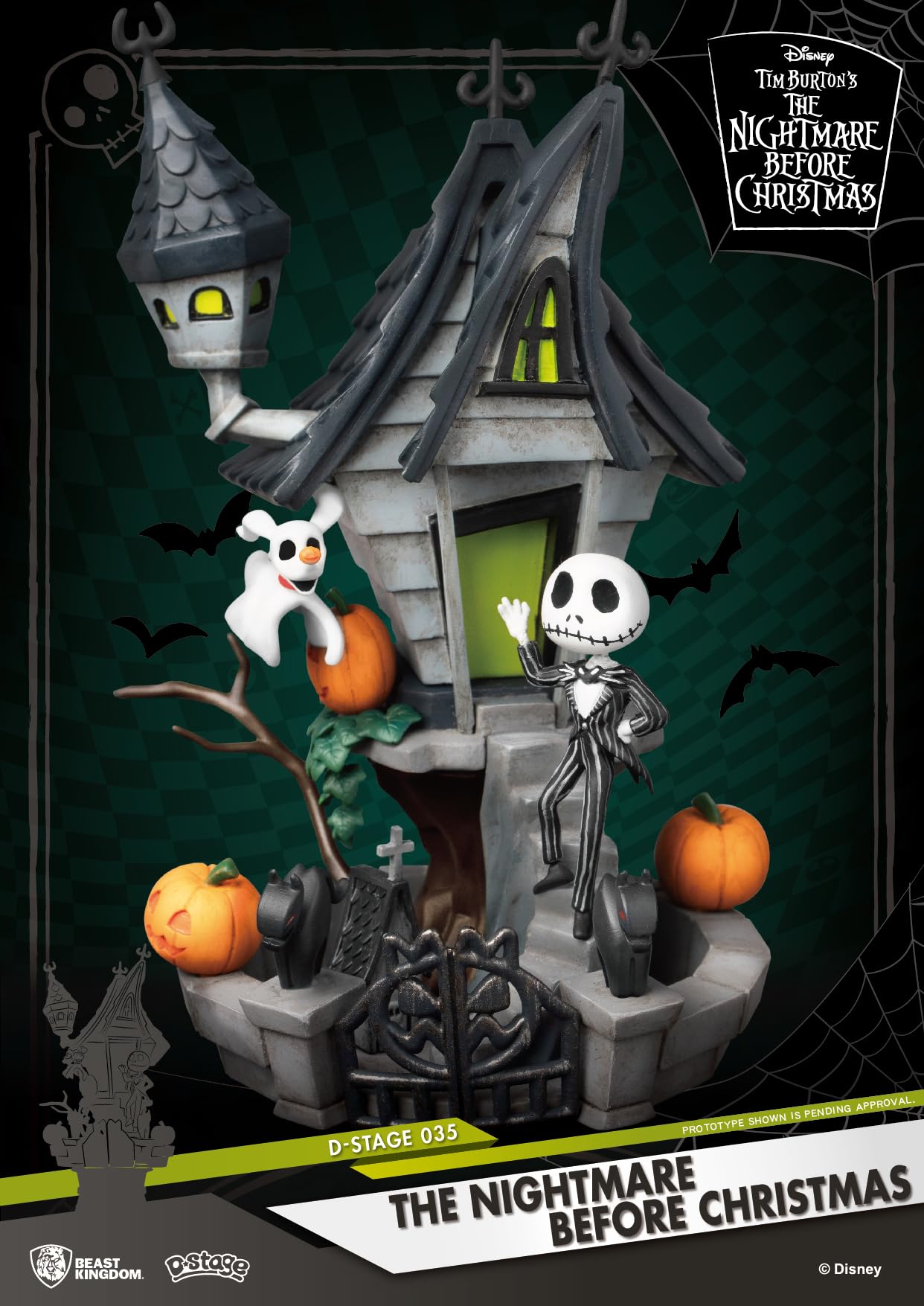 Beast Kingdom The Nightmare Before Christmas DS-035 D-Stage Series Statue