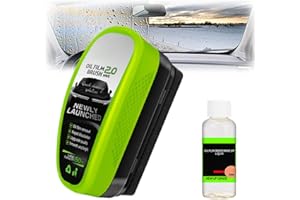 2025 Automotive Oil Film Cleaning Brush, Powerful Glass Cleaning Board, Hydrophobic Glass Coating for Windshield Improves Cla
