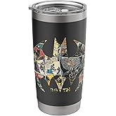 Batman 80th Anniversary Shield Logo Stainless Steel Insulated Tumbler