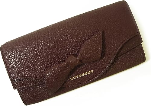 Amazon バーバリー Burberry 長財布 レディース 二つ折り 葡萄色 Br 1061 並行輸入品 Burberry 財布