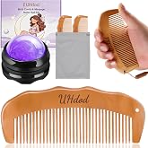 UHdod Birthing Comb &amp; Massage Roller Ball Set for Pregnant Women | Wood Labor Comb, Pregnancy Labor Delivery Must Haves, Relaxation &amp; Comfort for Expectant Moms, Natural Acupressure Massage