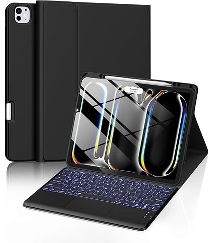 Amazon.com: iPad Pro 13 inch Case with Keyboard (2025/2024), Smart