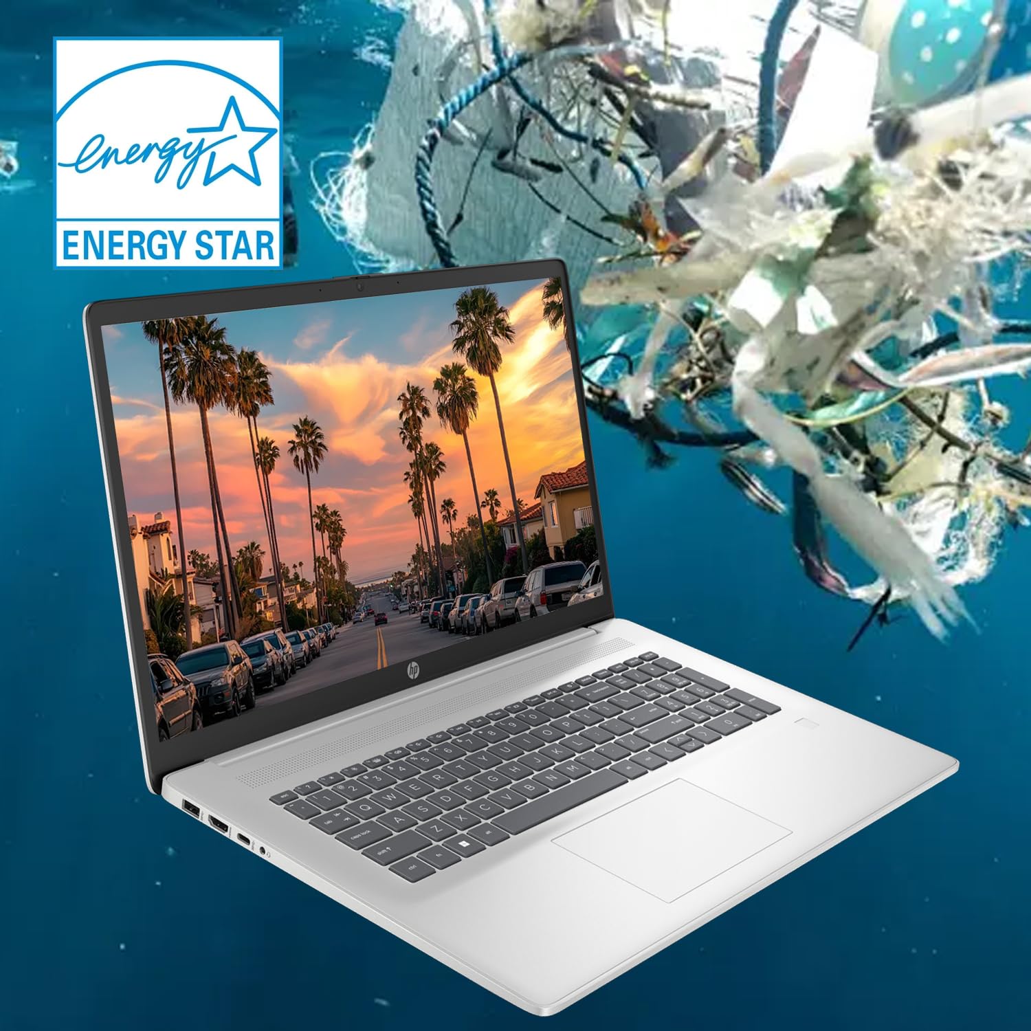 HP 17t Laptop, 17.3