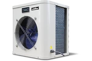 villastar Swim Pool Heater, Pool Heater for Above Ground Pool, Pool Heater, Pool Heat Pump 16000 BTU/hr, Up to 5000 gallons, Fit 15/18/24 Foot Pool, 110V Pool Heater Above Ground YC-005